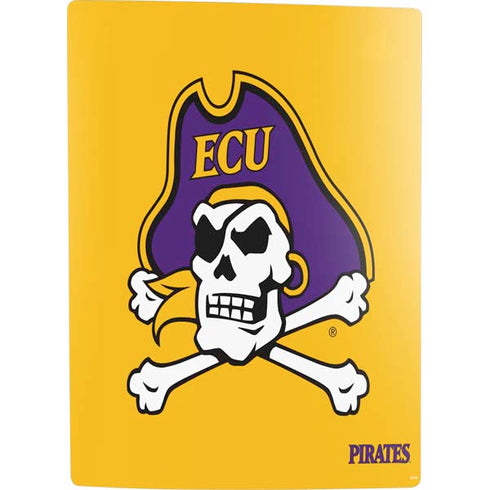 East Carolina University ECU Pirates Logo Yellow PS5 Digital Edition Bundle Skin